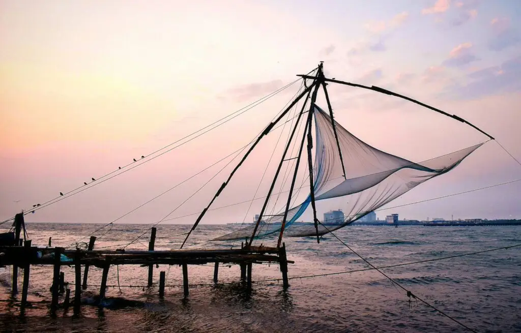 Chinese fishing net in cochin